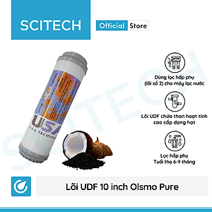 Bộ lõi số 1,2,3 Olsmo Pure 10 inch by Scitech (Lõi PP-UDF-CTO) - Dùng cho máy lọc nước RO, bộ lọc thô - Hàng chính hãng