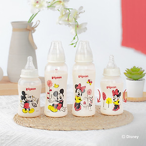 Bình Sữa Pigeon PP Streamline Hình Chuột Minnie 150ml250ml