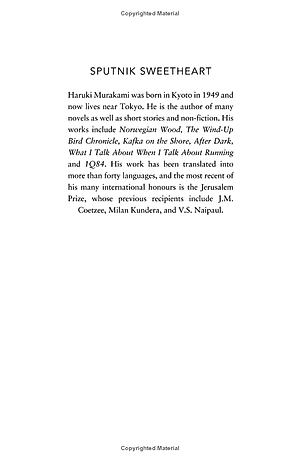 Sách Sputnik Sweetheart (Paperback)