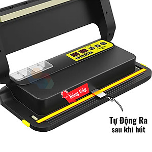 Máy hút chân không thực phẩm NT35 bán công nghiệp, đường hàn lớn 35cm, tự động và không kén túi, tích hợp tính năng thổi phồng, hàng chính hãng