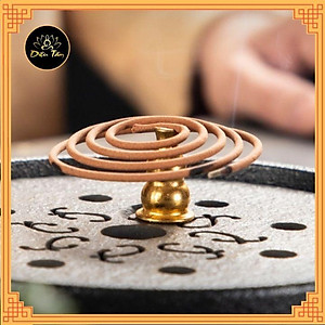 1 hộp 48 khoanh Nhang trầm vòng hương thảo mộc thơm đặc biệt - tặng cắm hương