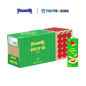 Thùng 12 hộp VFRESH Nước táo ép 100% (1Lx 12 hộp)