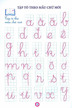 Sách Chuẩn bị cho bé vào lớp 1 - Luyện viết chữ đẹp (Tập 2)