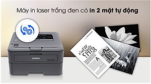 Máy in Laser Brother HL-L2366DW (kết nối Wifi)- Hàng chính hãng