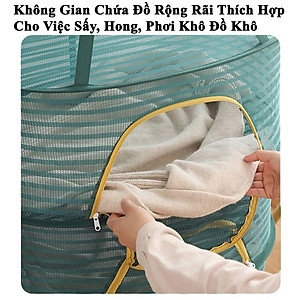 Lồng Phơi Thực Phẩm KUNBE Phơi Rau Củ Thảo Dược Chống Ruồi Muỗi, Côn Trùng Dễ Dàng Vệ Sinh Gấp Gọn