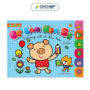 Combo 2 cuốn Bé Làm Họa Sĩ Từ 3-6 Tuổi