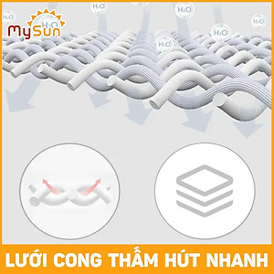 Miếng khăn lót nệm, tấm thảm chống thấm nước tiểu cỡ lớn, trải giường cho em bé, trẻ sơ sinh MySun