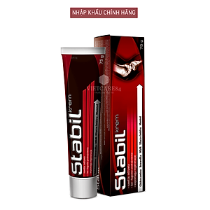 Kem bôi khớp nhập khẩu chính hãng Ba Lan STABIL (75 gam/ tuýp) bổ sung Glucosamine, Gừng, MSM, Boswellia & Bạc hà giúp thẩm thấu chăm sóc các khớp, giảm cứng khớp