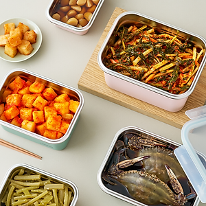 Hộp đựng thực phẩm LocknLock LST511 nhiều size, Hàng chính hãng, thép không gỉ, khóa cạnh chắc chắn - JoyMall