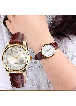 Đồng Hồ Cặp Đôi Dây Da SKMEI 9058 - DHA278