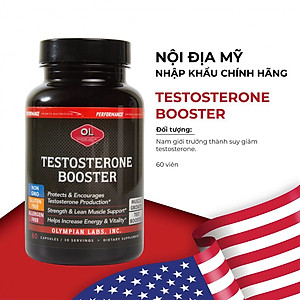 Viên Uống Tăng Cường Sinh Lý Nam Testosterone Booster Olympian Labs - Cải Thiện Chức Năng Sinh Lý Ở Nam Giới