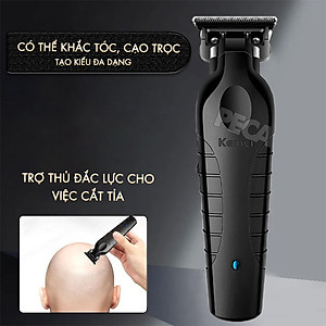 Tông đơ chấn viền Kemei KM-2299 lưỡi cắt mạ carbon cao cấp công suất 5W - Chính hãng