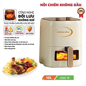 Nồi chiên không dầu thế hệ mới dung tích lớn, công suất 1500W - Hàng nhập khẩu