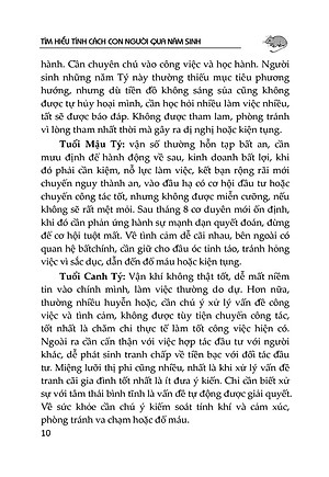 Sách Tìm Hiểu Tính Cách Con Người Qua Năm Sinh Tuổi Tý