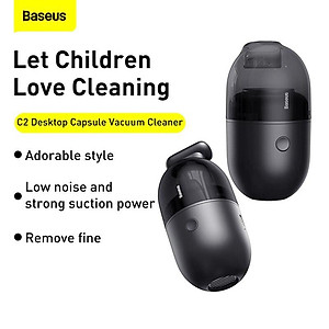 Máy hút bụi Baseus C2 dạng viên nang để bàn -Hàng Chính Hãng 