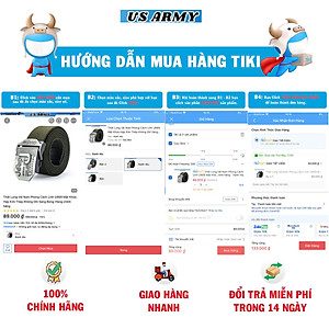 Thắt Lưng Co Giãn U863 US ARMY, Mặt Khóa Truyền Thống Chất Liệu Thép Sáng Bóng Không Ghỉ Thiết Kế Thời Trang, Dùng Cho Cả Nam Và Nữ- HÀNG CHÍNH HÃNG