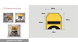 MẶT NẠ CHỐNG KHÓI, THOÁT HIỂM KHẨN CẤP HKMASK NHẸ, DỄ DÀNG THAO TÁC SỬ DỤNG
