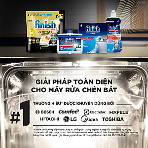 [Mới] Viên rửa chén bát hương chanh Finish Ultimate Plus All in one túi 18 viên - dòng siêu cao cấp