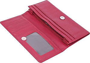 Bộ Thắt Lưng Và Ví Nữ Da Bò Huy Hoàng HT5111-HT3121 (Đỏ)