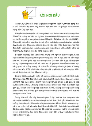 Sách POMath - Toán Tư Duy Cho Trẻ Em 4-6 Tuổi (Tập 3)