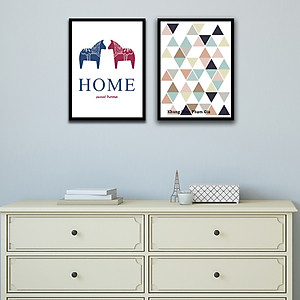 Combo 2 Khung Hình Treo Tường 3D Cao Cấp  Tặng bộ ảnh như hình mẫu, Đinh Treo Tranh  - Khung Hình Phạm Gia PGCTK6 (30 x 40 cm)