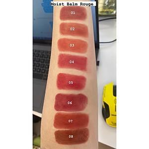 Son môi dưỡng ẩm chống nắng - naturaglacé Moist Balm Rouge SPF17 PA++, 2g