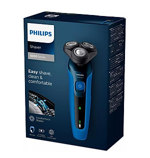 Máy cạo râu khô và ướt Philips S5444 - Cạo râu sảng khoái, bảo vệ da - Hàng Chính Hãng
