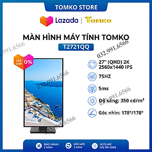 Màn Hình Máy Tính 27 inch, Màn Hình Gaming T2721QQ 27 Inch – Tấm nền IPS Tần số quét 75HZ- Màn Hình Giá Rẻ - Hàng chính hãng