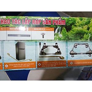 Chân kê tủ lạnh, máy giặt cao cấp