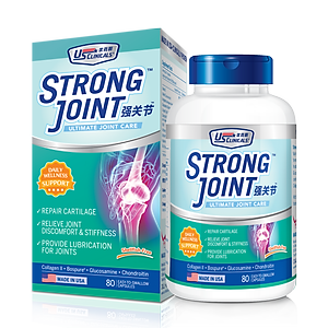 Viên Uống Bổ Sung Glucosamine Gấp Đôi, Cải Thiện Sụn, Khớp Giảm Nhức Mỏi Triệt Để US Clinicals StrongJoint Từ Mỹ - 80 Viên