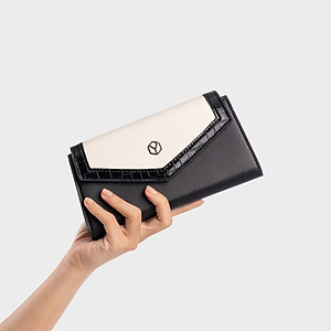 Ví Yuumy ( Thời trang nữ dáng dài kèm dây đeo chéo - Ví da Seasand YV104 )