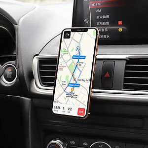 Giá đỡ điện thoại HOCO CA47 cửa gió thanh điều hòa trên ô tô xoay 360 độ - đế hít nam châm từ điện thoại trên xe hơi - kẹp điện thoại oto chính hãng