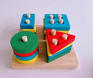 Combo 6 món đồ chơi gỗ montessori