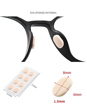 Gọng Kính Giả Cận Nam Nữ Tròng Chống Ánh Sáng Xanh Thời Trang Hàn Quốc VINIEL VINIEL ABL6L + Tặng 8 miếng đệm mũi chống trượt - Hàng Chính Hãng