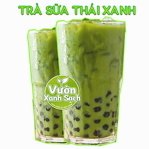 Trà sữa thái xanh / Set nguyên liệu làm trà sữa  trân châu 10 - 12 ly trà sữa thơm ngon / Vườn Xanh Sạch 
