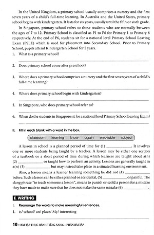 Bài Tập Thực Hành Tiếng Anh 6 (Dùng Kèm SGK Tiếng Anh 6 Global Success) (HASA)