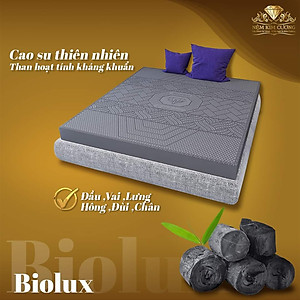 Nệm Cao Su Kim Cương 5Zone Than Hoạt Tính BIOLUX