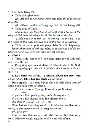 Sổ Tay Toán Cấp 2 Lớp 6-7-8-9 - KV