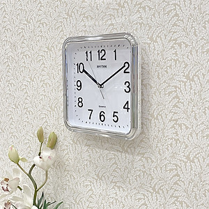 Đồng hồ Rhythm CMG466NR19 Kt 25.0 x 25.0 x 4.5cm, 500g Vỏ nhựa. Dùng Pin.
