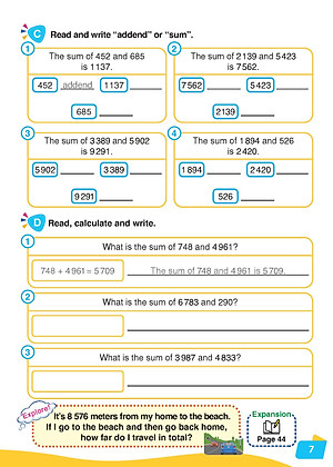 i-Learn English for Math 4 Student's Book 2nd Edition