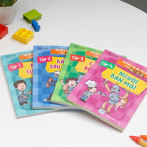 Sách: Combo Nhật Kí Đi Học Của Mike (Trọn Bộ 4 Tập)