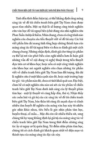 Chiến Tranh Biên Giới Tây Nam Dưới Góc Phê Bình Phân Tâm Học (Sách chuyên khảo)