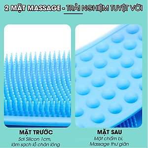 DÂY ĐAI TẮM CHÀ LƯNG, CỌ LƯNG SILICON MASSAGE TẨY DA CHẾT