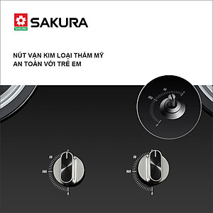 Bếp gas âm Sakura SG-2525GB - Hàng chính hãng