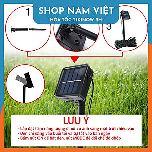 Đèn LED Đom Đóm Chipsbling Dùng Pin Năng Lượng Mặt Trời 