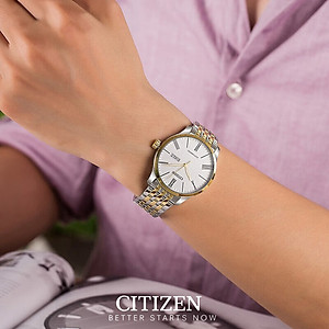 Đồng Hồ Nam Citizen Dây Thép Không Gỉ NH8354-58A - Mặt Trắng