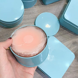 Hộp thiết 4 cặp miếng dán nhủ hoa silicon hoa mai GROFA