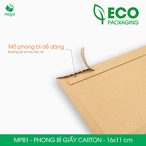 MPB1 - 16x11 cm - 20 phong bì carton đóng hàng - Bìa gói hàng, bìa cứng, bì thư | Magix Packaging