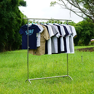 GIÁ PHƠI ĐỒ 1 NHÁNH NGẮN (TẶNG 10 MÓC ÁO KÉP NHỰA CAO CẤP DUY LỢI)