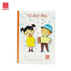 Vở chép nhạc School Hồng Hà 0503 (10 quyển) - Giao màu ngẫu nhiên